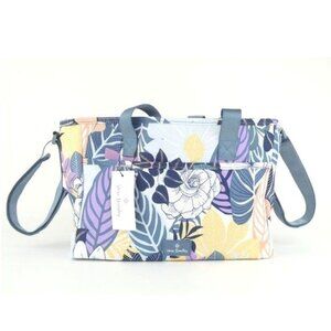 Vera Bradley Palm Floral Lighten Up Everything Organizer NWT